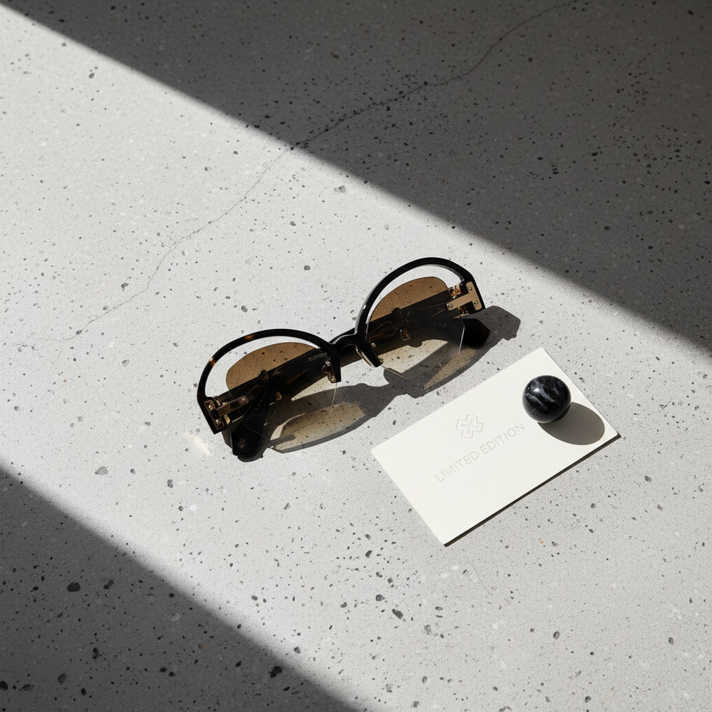 Flat lay minimalista